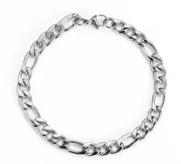 Hip-Hop Geometric 304 Stainless Steel Inlaid Gold No Inlaid 18K Gold Plated Men'S Bracelets sku image 3