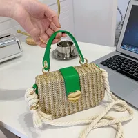 Women's All Seasons Straw Vacation Handbag main image 4