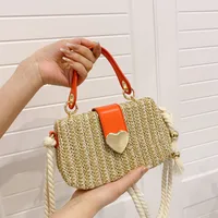 Women's All Seasons Straw Vacation Handbag main image 5