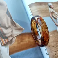 Retro Modern Style Geometric Acrylic Resin Women's Bangle main image 5