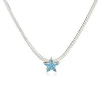 Wholesale Fashion Heart Stainless Steel Copper Plating 18K Gold Plated Necklace sku image 6