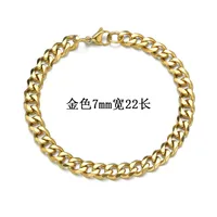 Fashion 667 Stainless Steel Stainless Steel 18K Gold Plated No Inlaid Bracelets In Bulk sku image 16