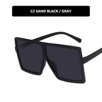 Hot Sale Retro Big Frame Sunglasses New Street Shooting Trend Sunglasses Frame Metal Hinge Wholesale Nihaowholesale sku image 2