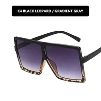 Hot Sale Retro Big Frame Sunglasses New Street Shooting Trend Sunglasses Frame Metal Hinge Wholesale Nihaowholesale sku image 5