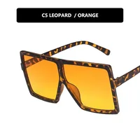 Hot Sale Retro Big Frame Sunglasses New Street Shooting Trend Sunglasses Frame Metal Hinge Wholesale Nihaowholesale sku image 6