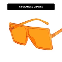 Hot Sale Retro Big Frame Sunglasses New Street Shooting Trend Sunglasses Frame Metal Hinge Wholesale Nihaowholesale sku image 7