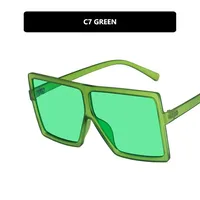 Hot Sale Retro Big Frame Sunglasses New Street Shooting Trend Sunglasses Frame Metal Hinge Wholesale Nihaowholesale sku image 8