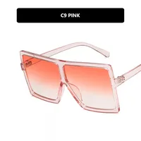 Hot Sale Retro Big Frame Sunglasses New Street Shooting Trend Sunglasses Frame Metal Hinge Wholesale Nihaowholesale sku image 9