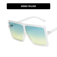 Hot Sale Retro Big Frame Sunglasses New Street Shooting Trend Sunglasses Frame Metal Hinge Wholesale Nihaowholesale sku image 13