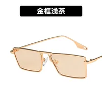 Light Green Metal Frame Sunglasses sku image 5