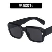 Cross-border European And American Large Frame Mi Nail Sunglasses  New Personalized Polygon Ins Simple Vintage Sunglasses Trend sku image 3