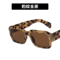 Cross-border European And American Large Frame Mi Nail Sunglasses  New Personalized Polygon Ins Simple Vintage Sunglasses Trend sku image 4