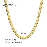 Wholesale Jewelry Simple Style Chain Stainless Steel Titanium Steel Plating Necklace sku image 1