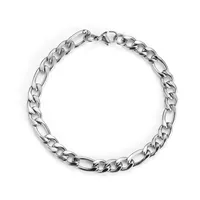 Hip-Hop Geometric 304 Stainless Steel Inlaid Gold No Inlaid 18K Gold Plated Men'S Bracelets main image 5