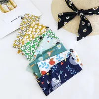 Women's Sweet Geometric Cotton And Linen Printing Silk Scarves main image 3