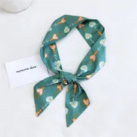 Women's Sweet Geometric Cotton And Linen Printing Silk Scarves sku image 4
