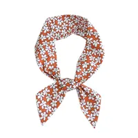 Women's Sweet Geometric Cotton And Linen Printing Silk Scarves main image 4