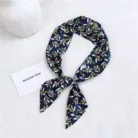 Women's Sweet Geometric Cotton And Linen Printing Silk Scarves sku image 23