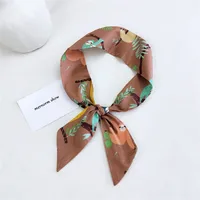 Women's Sweet Geometric Cotton And Linen Printing Silk Scarves sku image 13