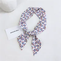 Women's Sweet Geometric Cotton And Linen Printing Silk Scarves sku image 25
