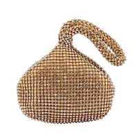 Diamond-studded Handbag Creative Design Trihedron Cosmetic Bag Dinner Bag Handbag main image 3