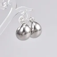 Fashion Heart Plating 304 Stainless Steel Titanium Steel No Inlaid 18K Gold Plated Earrings sku image 2