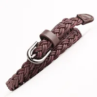 Vintage Wax Rope Hand-woven Women Belts Nhpo145929 sku image 1