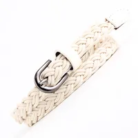 Vintage Wax Rope Hand-woven Women Belts Nhpo145929 sku image 4