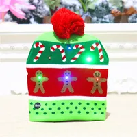 Christmas Decorations Adult Children's Glowing Knit Cap Nhmv155588 sku image 15