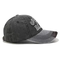 Unisex Retro Letter Curved Eaves Baseball Cap main image 3