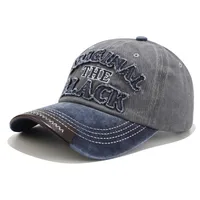 Unisex Retro Letter Curved Eaves Baseball Cap sku image 9