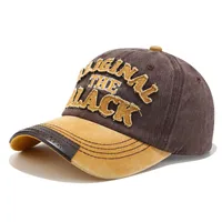 Unisex Retro Letter Curved Eaves Baseball Cap sku image 8
