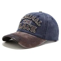 Unisex Retro Letter Curved Eaves Baseball Cap sku image 5