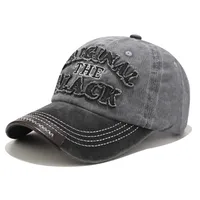 Unisex Retro Letter Curved Eaves Baseball Cap sku image 3