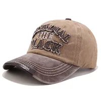 Unisex Retro Letter Curved Eaves Baseball Cap sku image 6