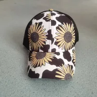 Women's Simple Style Classic Style Geometric Flower Curved Eaves Baseball Cap main image 1
