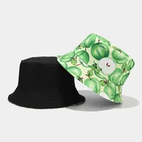 Women's Elegant Basic Fruit Printing Wide Eaves Sun Hat main image 3