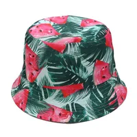 Women's Elegant Basic Fruit Printing Wide Eaves Sun Hat sku image 4