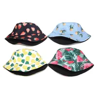 Women's Elegant Basic Fruit Printing Wide Eaves Sun Hat main image 5