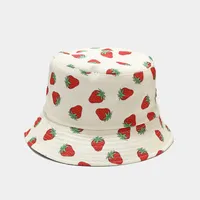 Women's Elegant Basic Fruit Printing Wide Eaves Sun Hat sku image 9