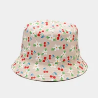 Women's Elegant Basic Fruit Printing Wide Eaves Sun Hat sku image 13