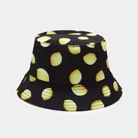 Women's Elegant Basic Fruit Printing Wide Eaves Sun Hat sku image 16