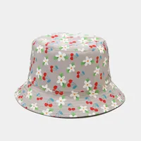 Women's Elegant Basic Fruit Printing Wide Eaves Sun Hat sku image 14
