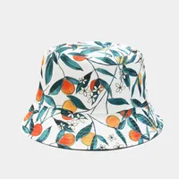 Women's Elegant Basic Fruit Printing Wide Eaves Sun Hat sku image 19