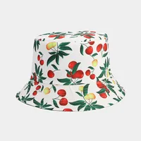 Women's Elegant Basic Fruit Printing Wide Eaves Sun Hat sku image 21