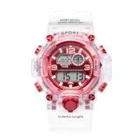 Sports Solid Color Buckle Electronic Kids Watches main image 4