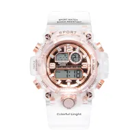 Sports Solid Color Buckle Electronic Kids Watches sku image 2