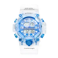 Sports Solid Color Buckle Electronic Kids Watches main image 2