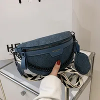 Women's Small Pu Leather Color Block Vintage Style Classic Style Dumpling Shape Zipper Cloud Shape Bag sku image 2