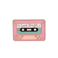 Casual Novelty Geometric Letter Alloy Enamel Women's Brooches sku image 1